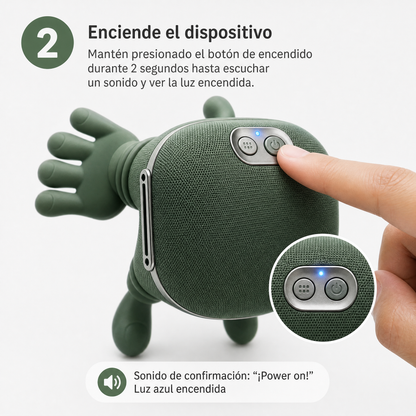 Masajeador De Cuello Con Manos Verde